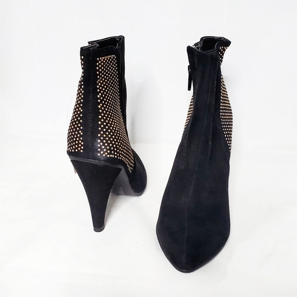 NWT - F21 Studded Ankle Bootie, Black, Size 7 - Picture 3 of 4